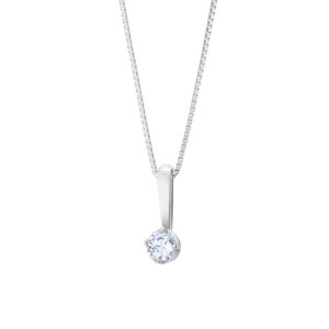 Zawieszka srebrna z cyrkonią