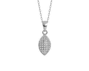 Zawieszka srebrna z cyrkoniami