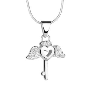 Zawieszka srebrna z cyrkoniami