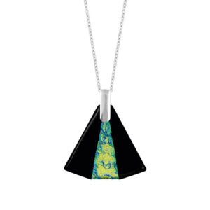 Zawieszka srebrna ze szkłem weneckim