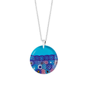 Zawieszka srebrna ze szkłem weneckim