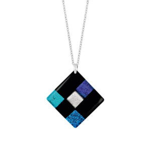 Zawieszka srebrna ze szkłem weneckim