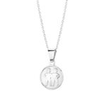 Zawieszka srebrna znak zodiaku Bliźnięta