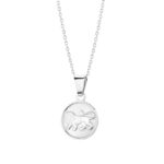 Zawieszka srebrna znak zodiaku Lew