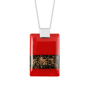 Zawieszka srebrna – szkło weneckie