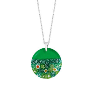 Zawieszka srebrna – szkło weneckie