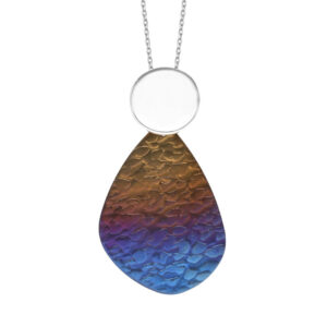 Zawieszka z tytanu i srebra