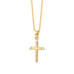 Zawieszka złota krzyż