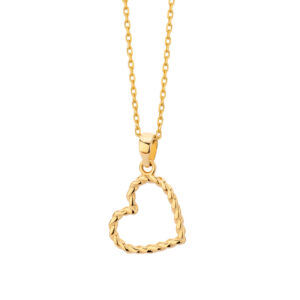 Zawieszka złota serce