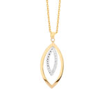 Zawieszka złota wielokolorowa geometryczna