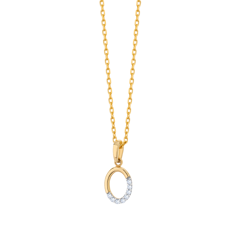 Zawieszka złota z cyrkoniami Zawieszka złota z cyrkoniami