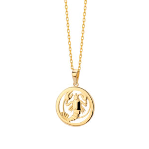 Zawieszka złota znak zodiaku Rak