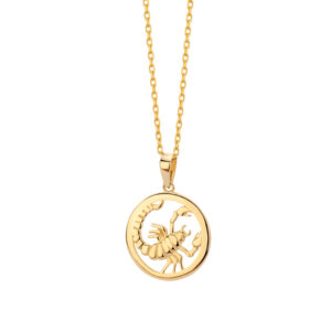 Zawieszka złota znak zodiaku Skorpion