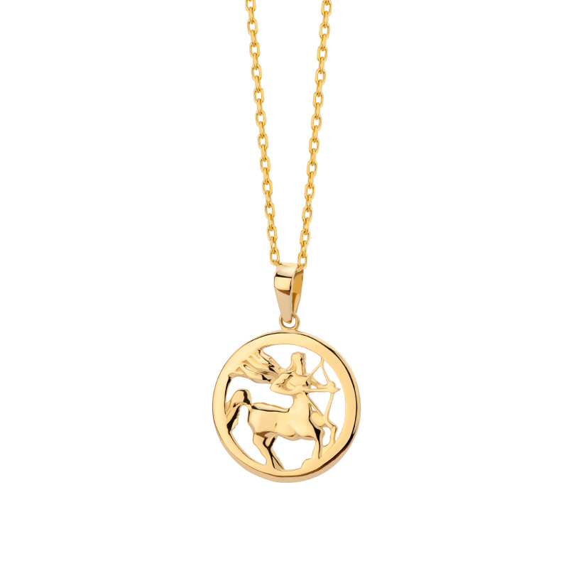 Zawieszka złota znak zodiaku Strzelec Zawieszka złota znak zodiaku Strzelec