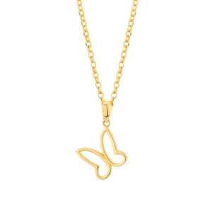 Zawieszka złota – motyl