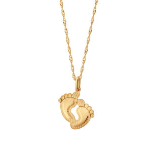 Zawieszka złota – stópki