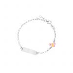 Bransoletka srebrna blaszka do graweru