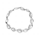 Bransoletka srebrna z cyrkoniami