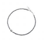 Bransoletka srebrna z krzemu