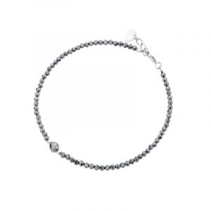 Bransoletka srebrna z krzemu