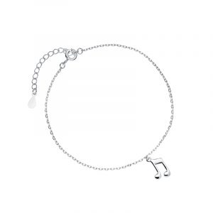 Bransoletka srebrna z nutą