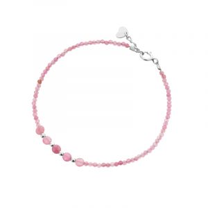 Bransoletka srebrna z turmalinów