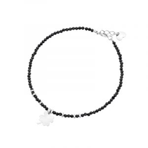 Bransoletka srebrna ze spineli