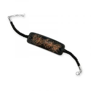 Bransoletka srebrna ze szkłem weneckim