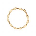 Bransoletka złota ażurowa