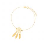 Bransoletka złota łapacz snów