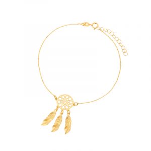 Bransoletka złota łapacz snów