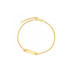 Bransoletka złota z blaszką Lisi ogon