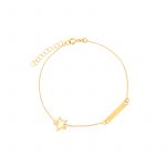 Bransoletka złota z gwiazdą