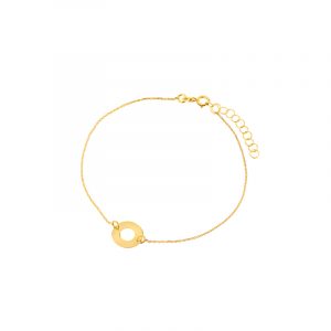 Bransoletka złota z kółkiem