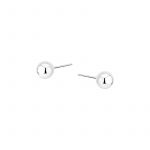 Kolczyki srebrne gładkie kulki Sztyft