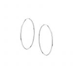 Kolczyki srebrne koła 3,5 cm Szarnir