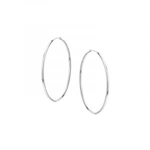 Kolczyki srebrne koła 3,5 cm Szarnir