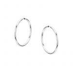 Kolczyki srebrne koła