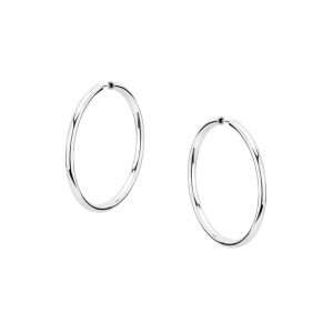 Kolczyki srebrne koła