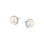 Kolczyki srebrne z perłami