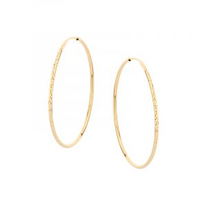 Kolczyki złote diamentowane koła