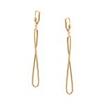 Kolczyki złote długie wiszące