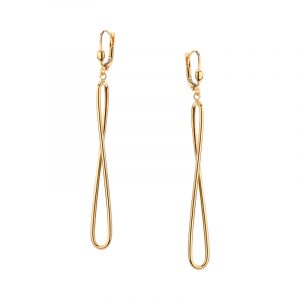 Kolczyki złote długie wiszące
