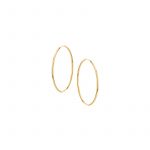 Kolczyki złote gładkie koła 1,3 cm