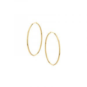Kolczyki złote gładkie koła 2,4 cm