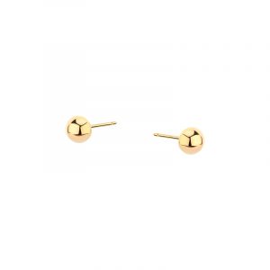 Kolczyki złote gładkie kulki Sztyft