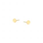 Kolczyki złote koniczyny sztyft