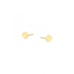 Kolczyki złote koniczyny sztyft