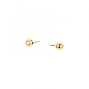 Kolczyki złote sztyft kulki