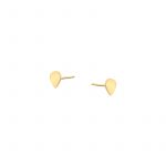 Kolczyki złote sztyft łezka